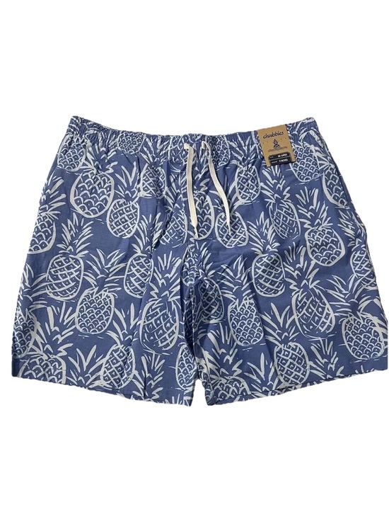 chubbies Other - Chubbies Navy and White Pineapple Print Swim Trunks